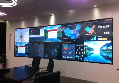 49inch indoor advertising screen display lcd flexible cctv video tv wall panel(图6)