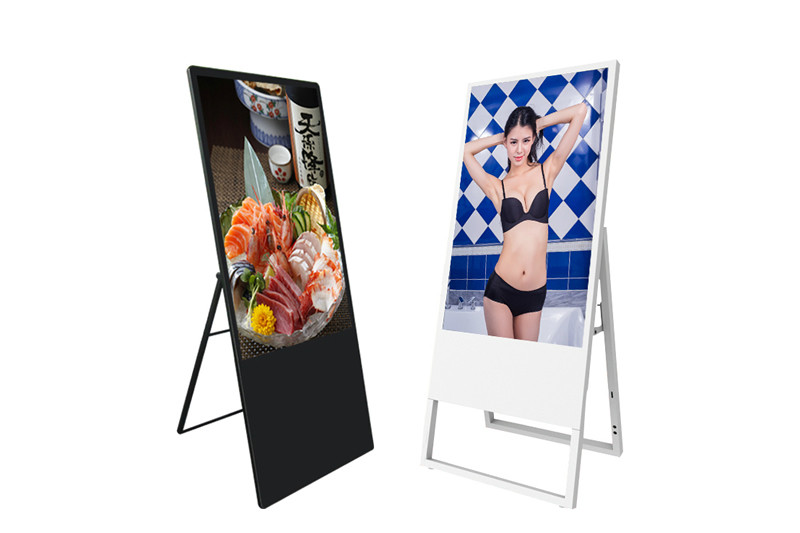 43inch Portable Ultra Thin Floor Standing Android Advertising Display