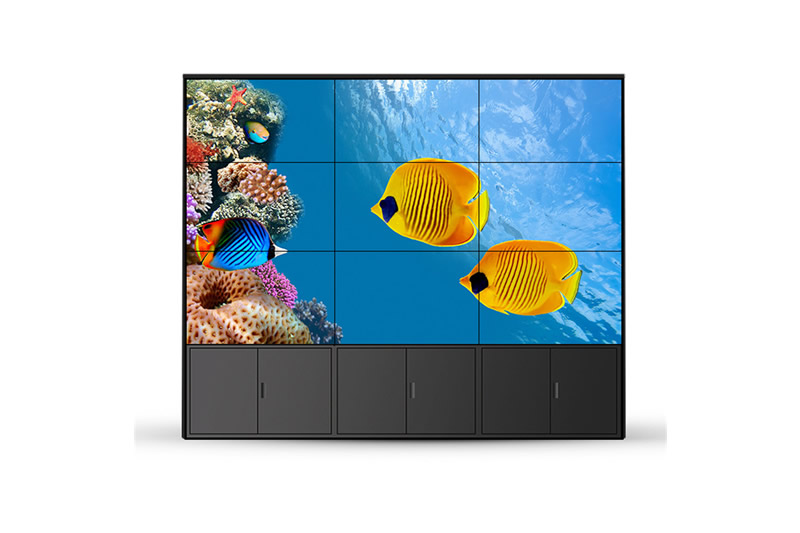 49inch indoor advertising screen display lcd flexible cctv video tv wall panel
