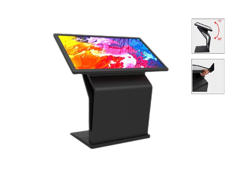 49" Touch Screen Kiosk with Adjustable Viewing Angle