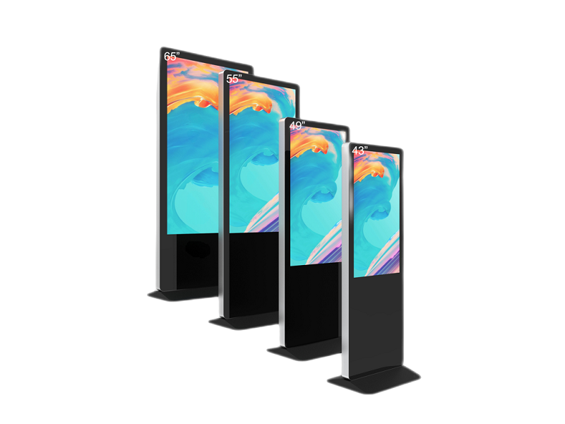 what are the features of the floor standing advertising display?